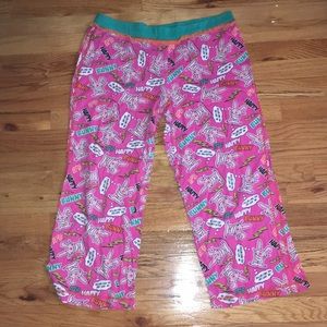 HAPPY BUNNY SIZE LARGE PJ PANTS